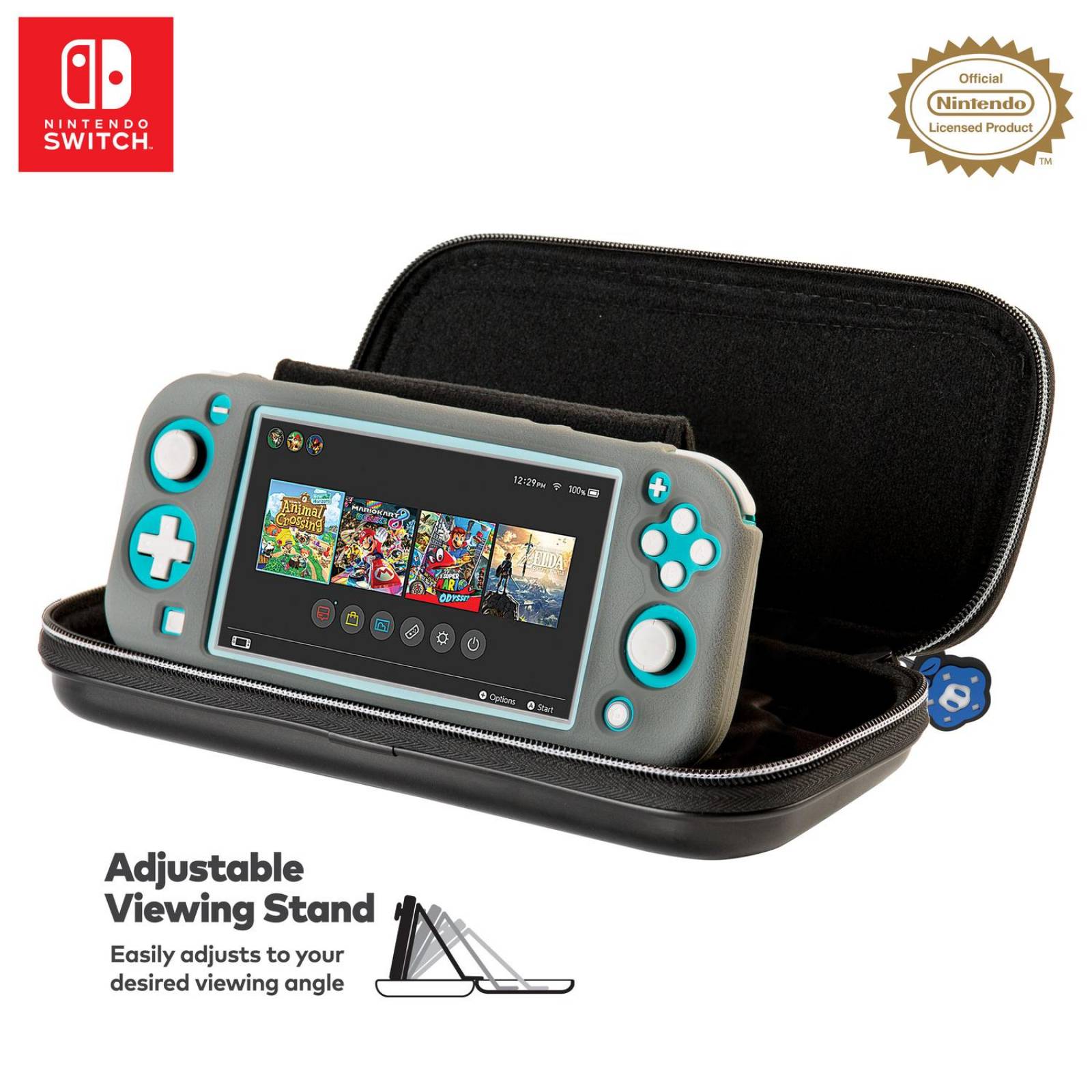 Estuche Nintendo Switch Super Mario Wonder Negro RDS 