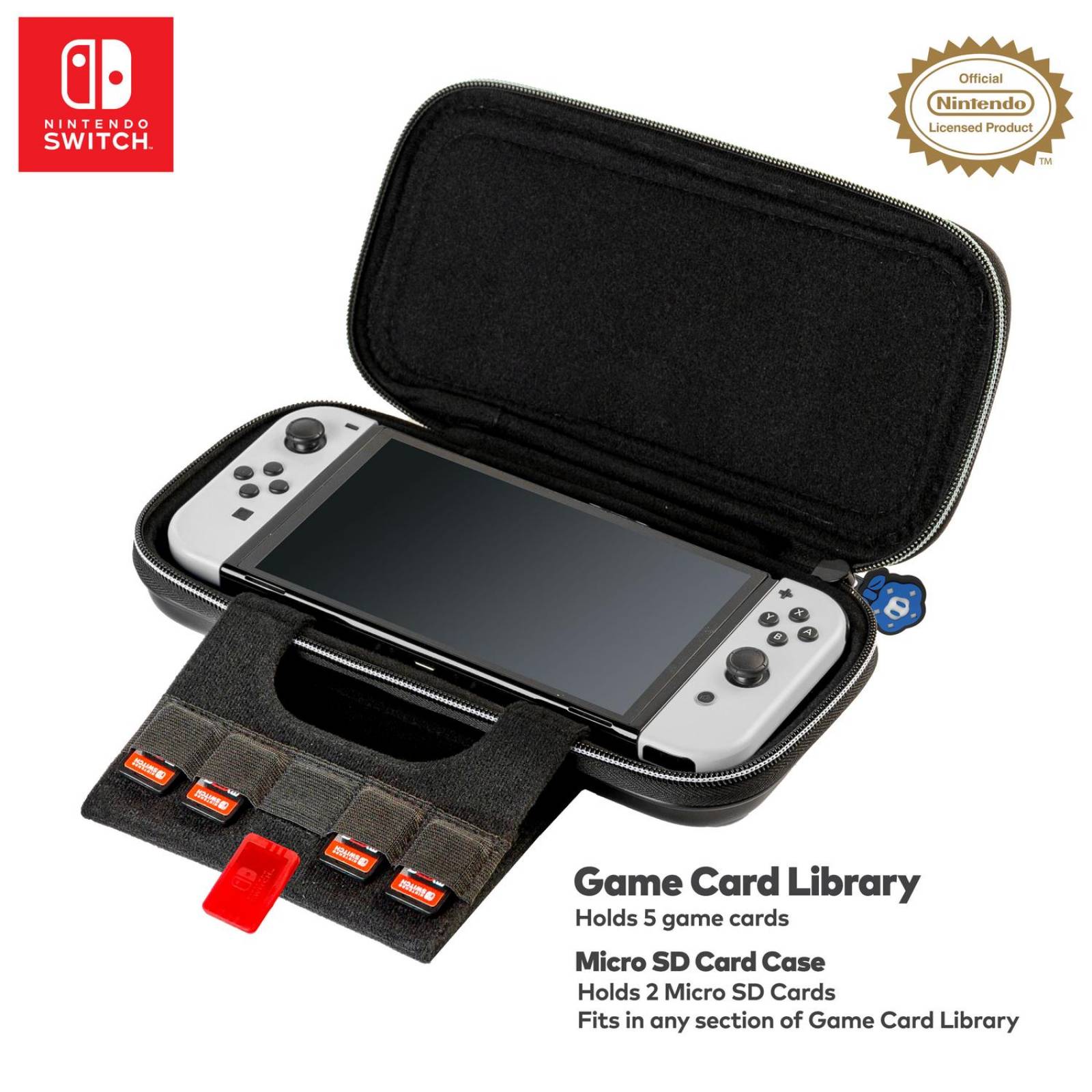 Estuche Nintendo Switch Super Mario Wonder Negro RDS 