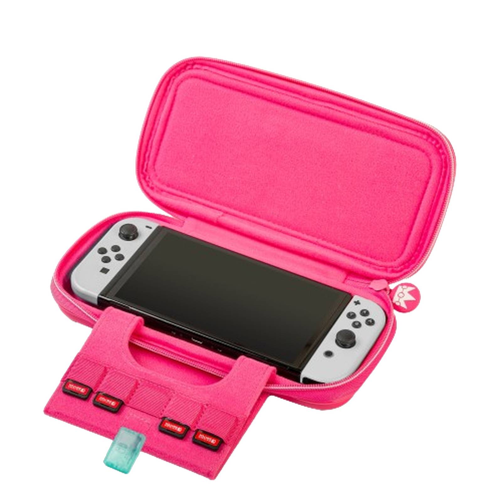 Estuche Nintendo Switch Princesa Peach Rosa Hori 