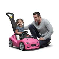 Montable Deportivo Paseo Silencioso Rosa/superautos/step2
