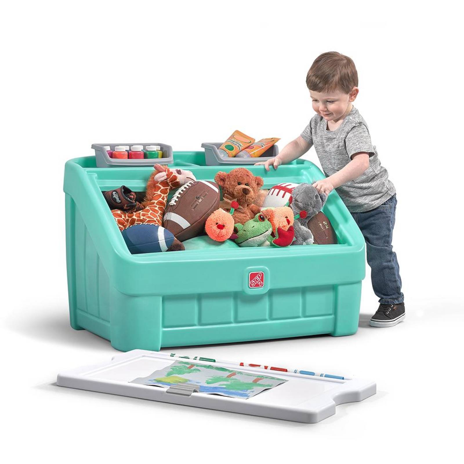 JUGUETERO & TAPA CREATIVA MENTA/BAHUL/STEP2