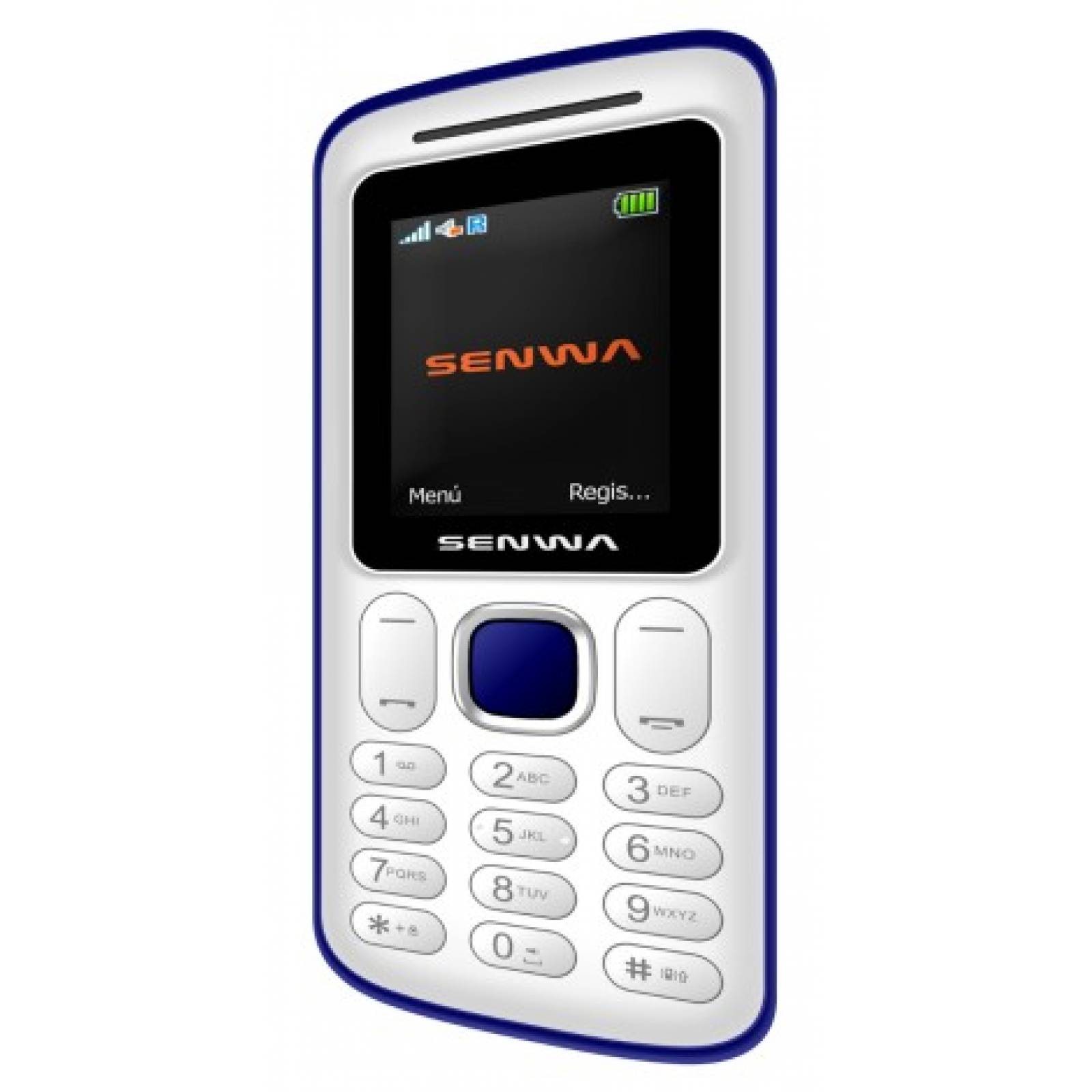 Celular  SENWA 2G S301 DISCO Color BLANCO/AZUL Telcel