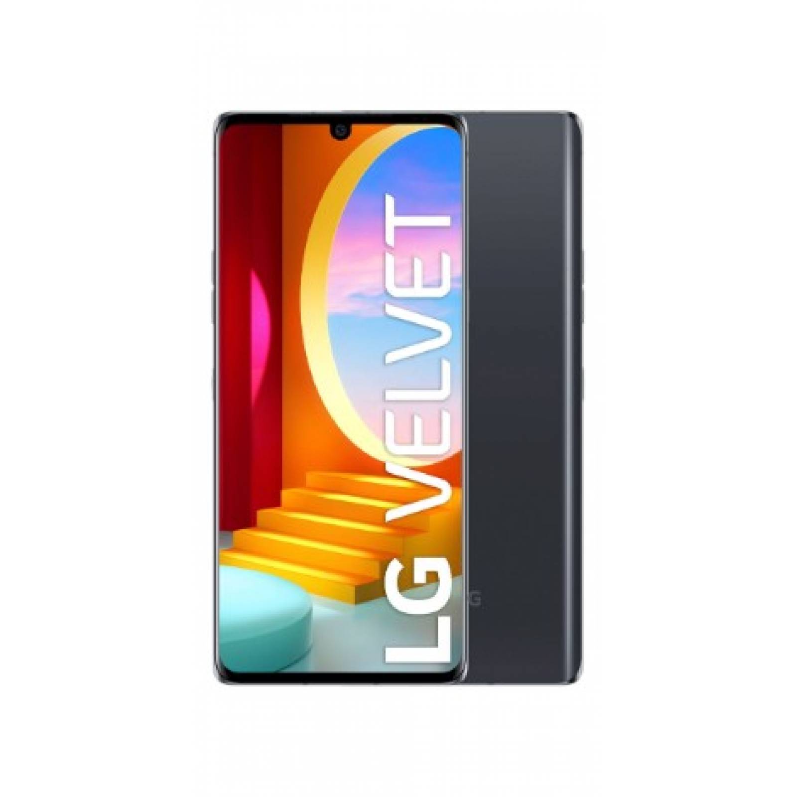 Celular LG LTE LM-G910HM VELVET Color GRIS Telcel