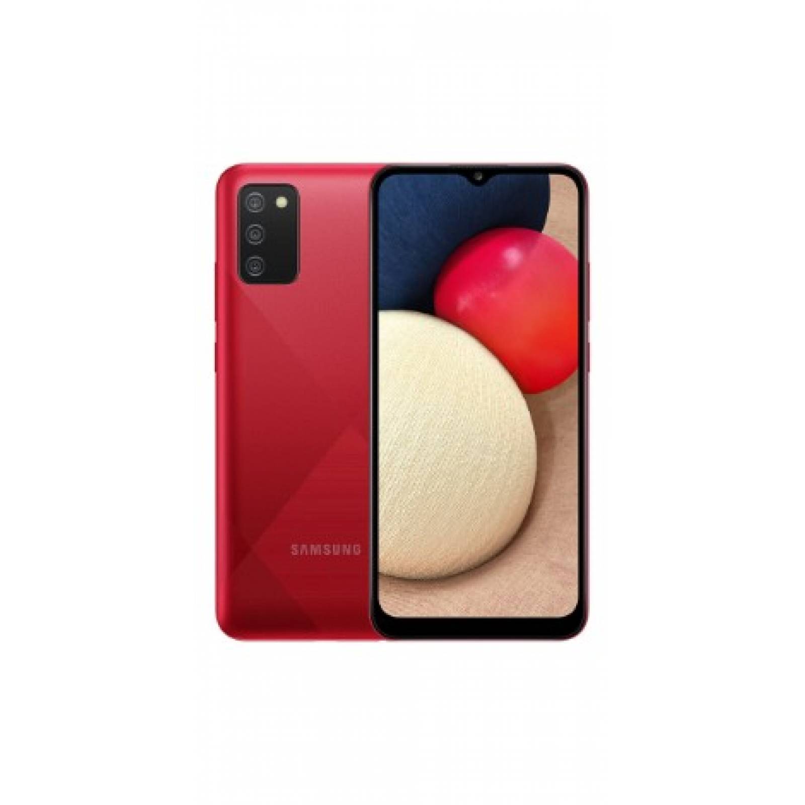 Celular SAMSUNG LTE SM-A025M GALAXY A02S Color ROJO Telcel