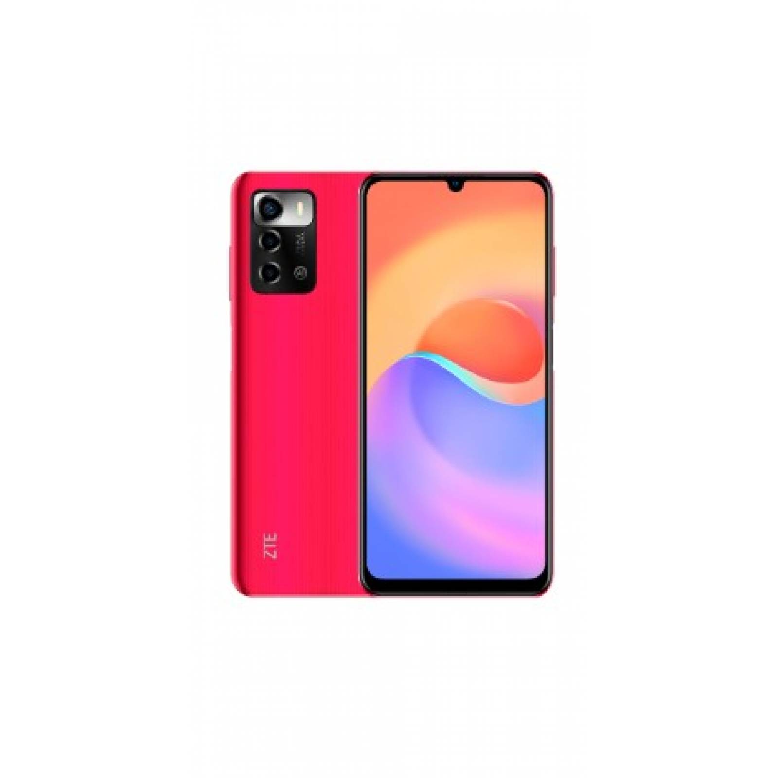 CELULAR ZTE 4G A7040 BLADE V40 SMART ROJO KIT TELCEL