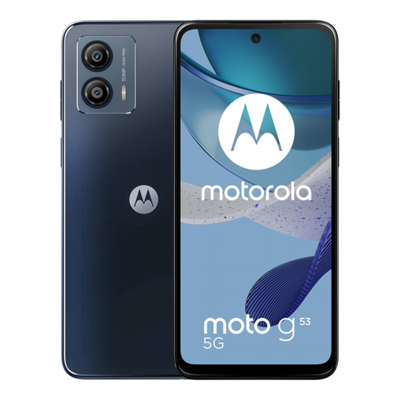 CELULAR MOTOROLA 5G XT2335-1 G53 AZUL KIT TELCEL