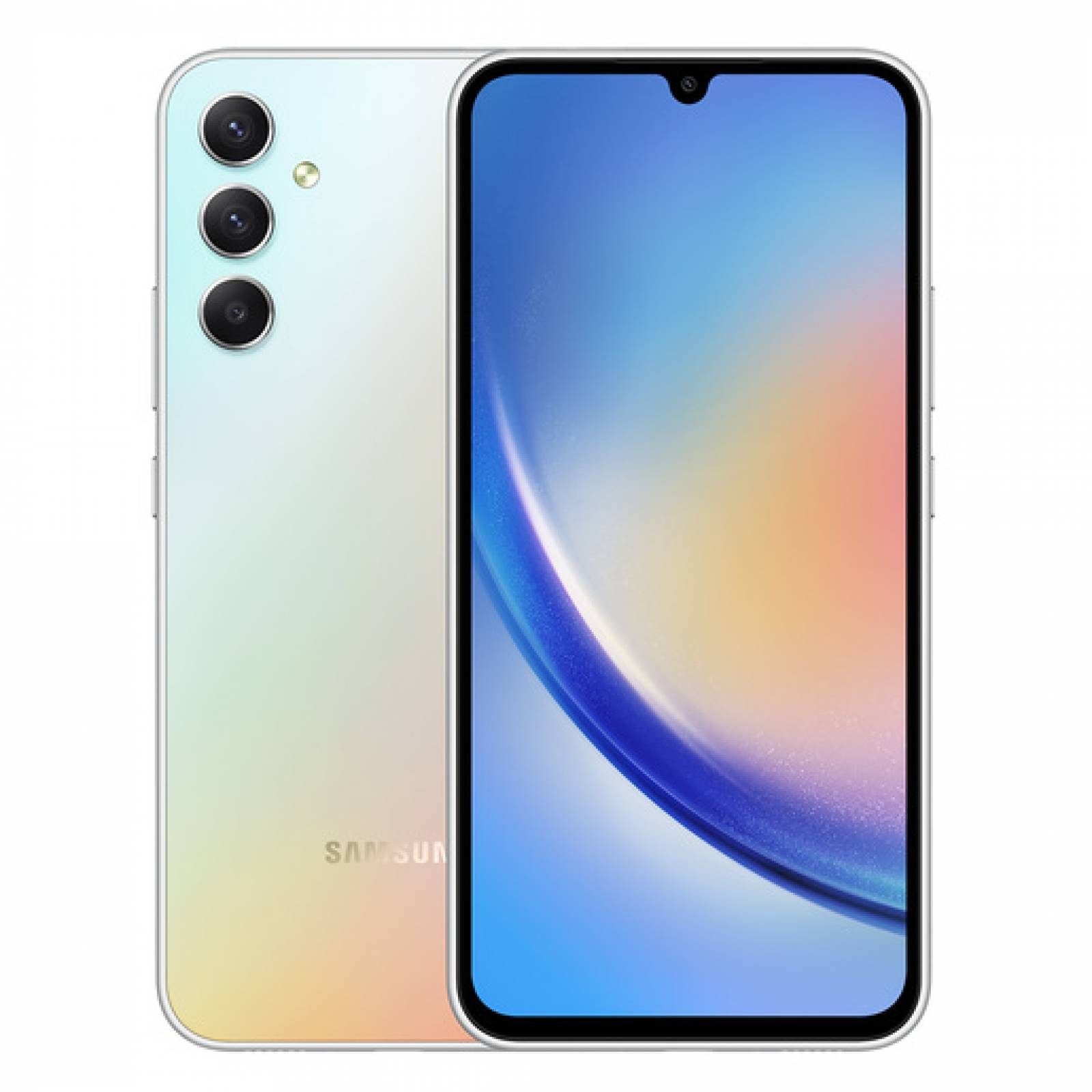 CELULAR SAMSUNG 5G SM-A346M/N A34 PLATA KIT TELCEL