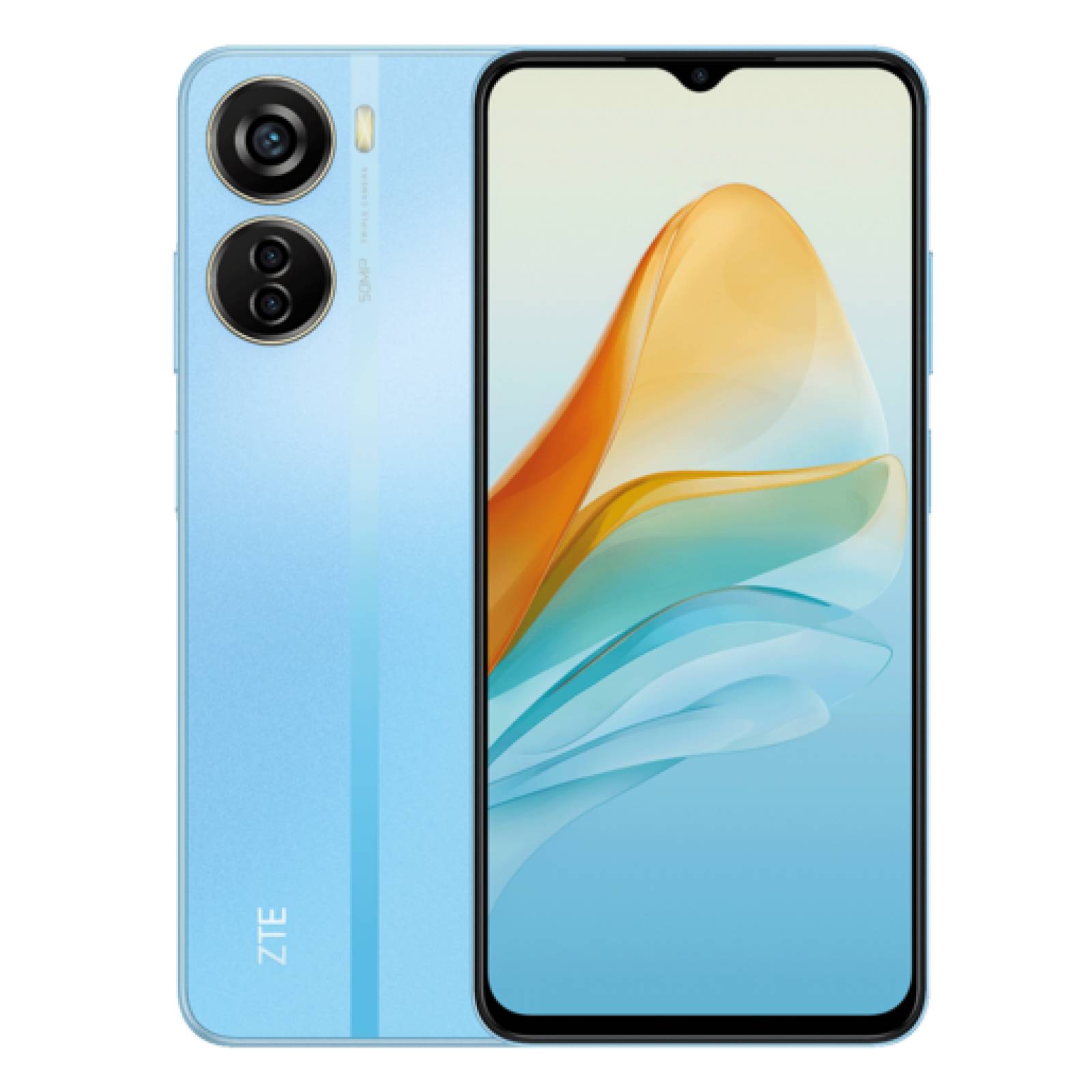 CELULAR ZTE 4G 8046 AXON 40 LITE AZUL KIT TELCEL