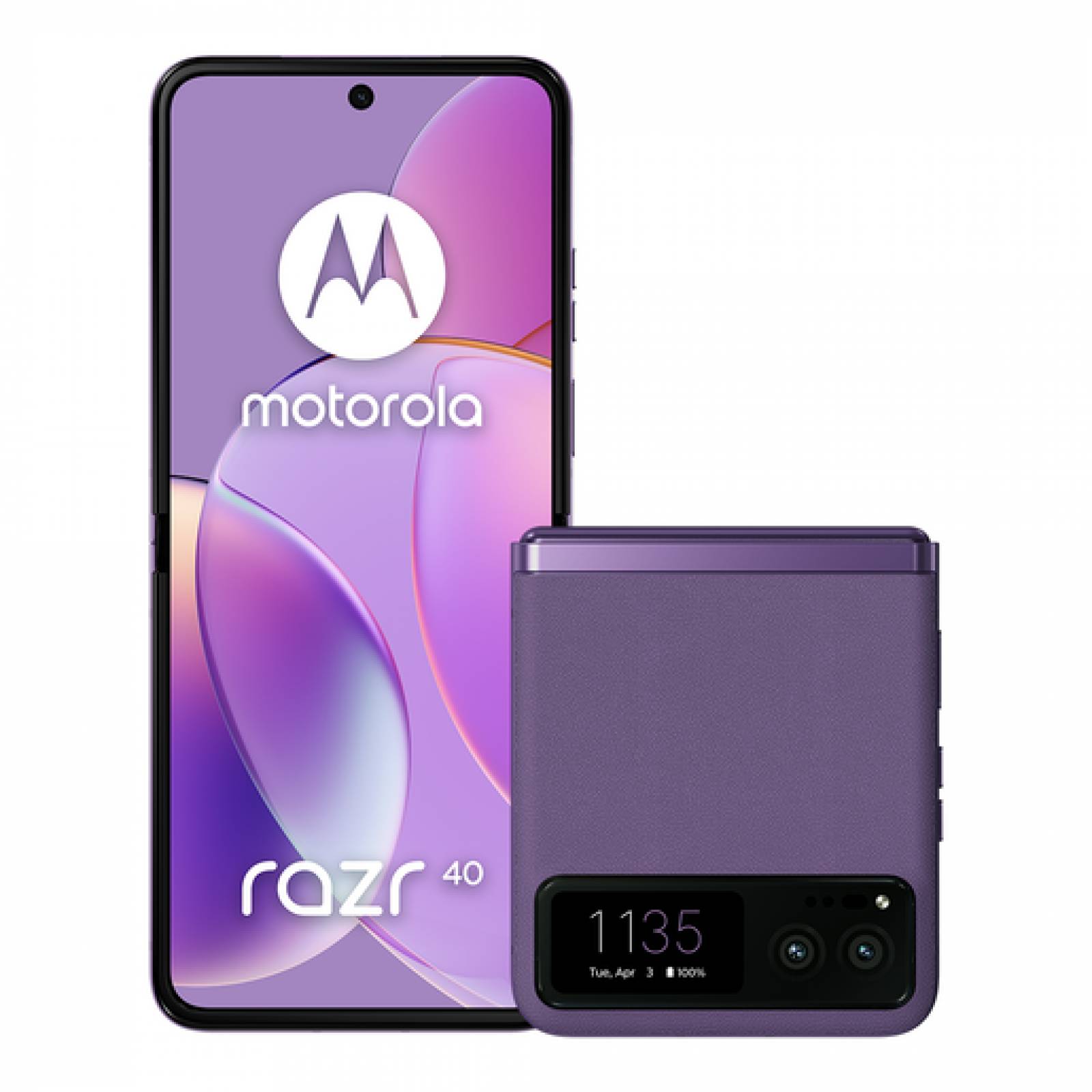 CELULAR MOTOROLA 5G XT2323-1 RAZR 40 MORADO KIT TELCEL