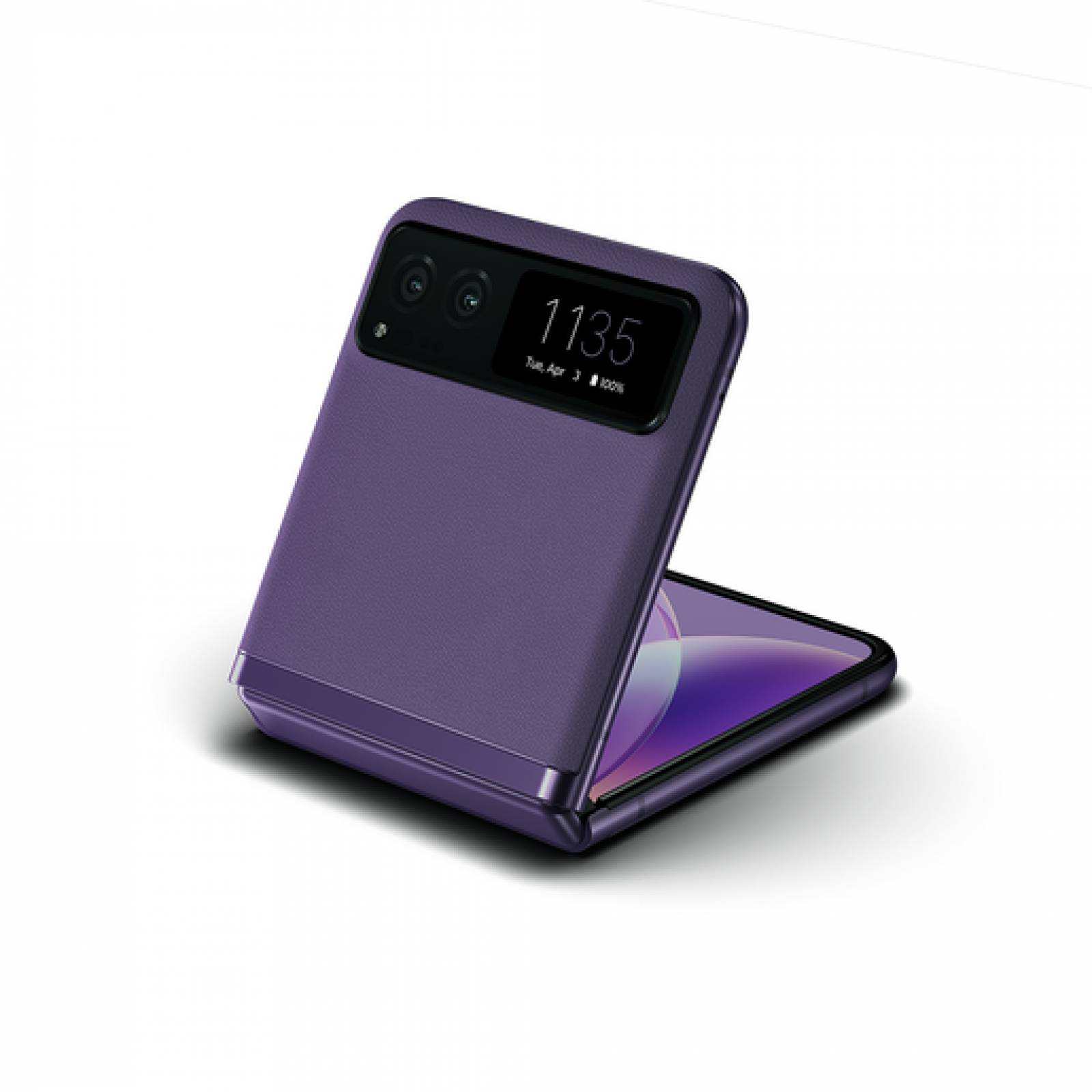 CELULAR MOTOROLA 5G XT2323-1 RAZR 40 MORADO KIT TELCEL