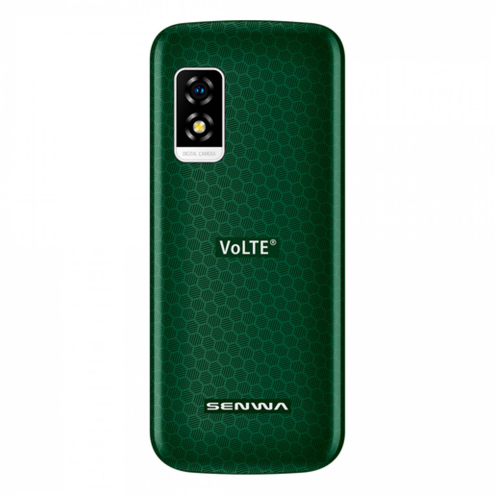 CELULAR SENWA 4G VOLTE BLANCO/VERDE KIT TELCEL