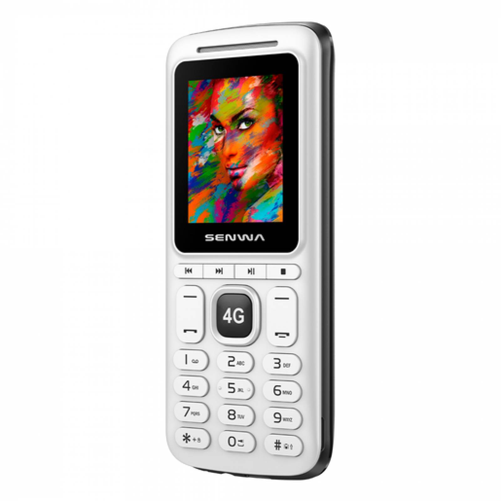 CELULAR SENWA 4G VOLTE BLANCO/NEGRO KIT TELCEL