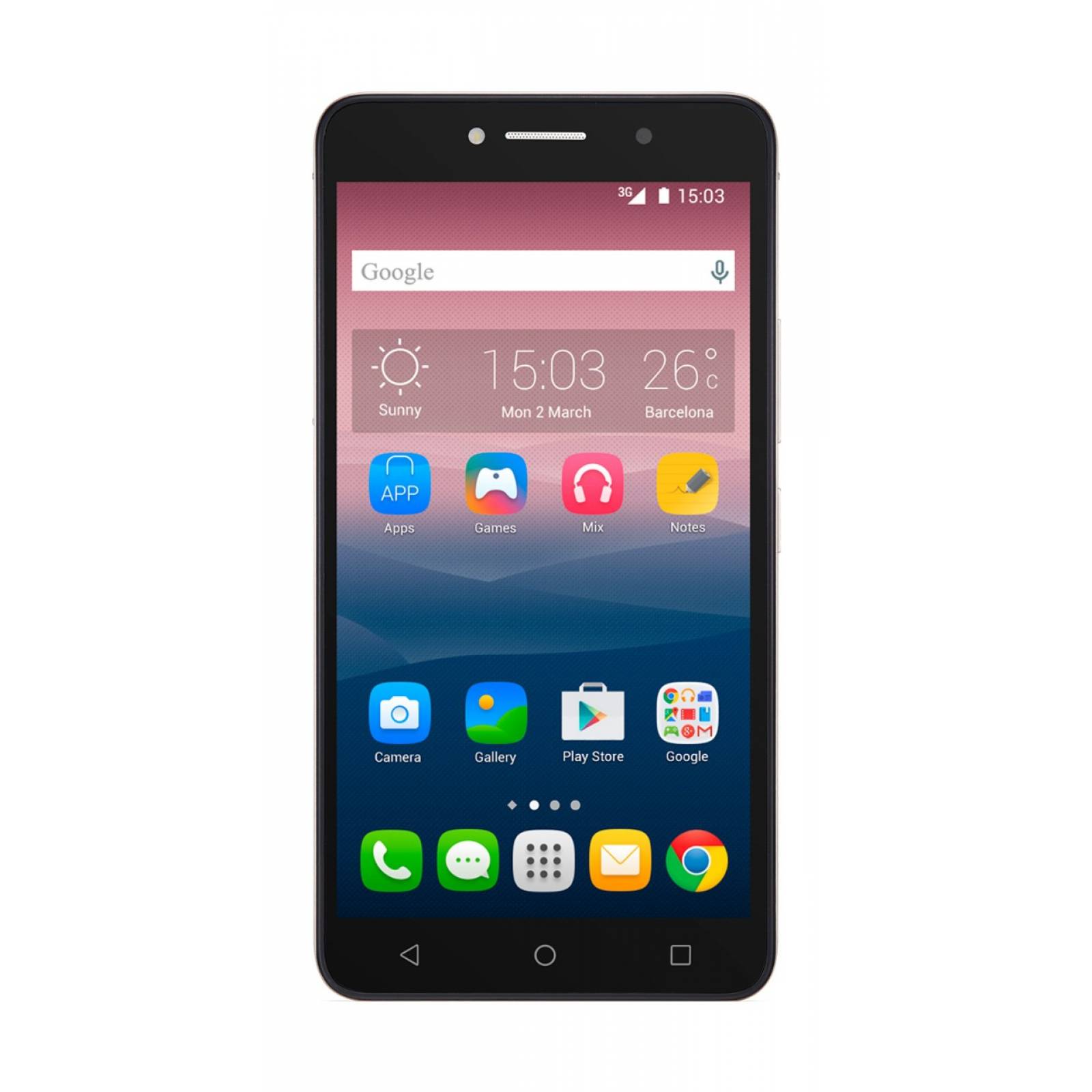 Celular ALCATEL 3G OT-8050G PIXI4 6 DORADO Telcel