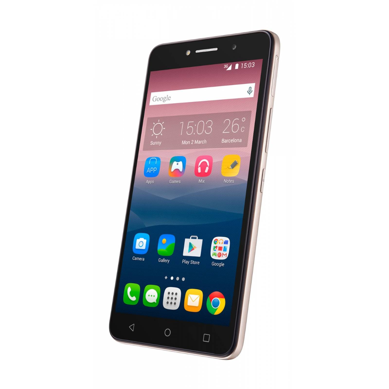 Celular ALCATEL 3G OT-8050G PIXI4 6 DORADO Telcel