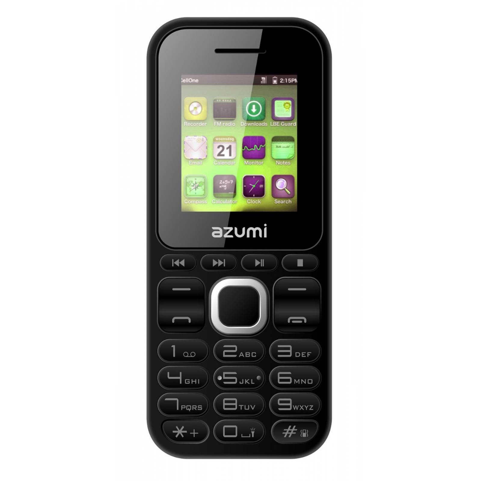 Celular AZUMI GSM L2 Z NEGRO Telcel