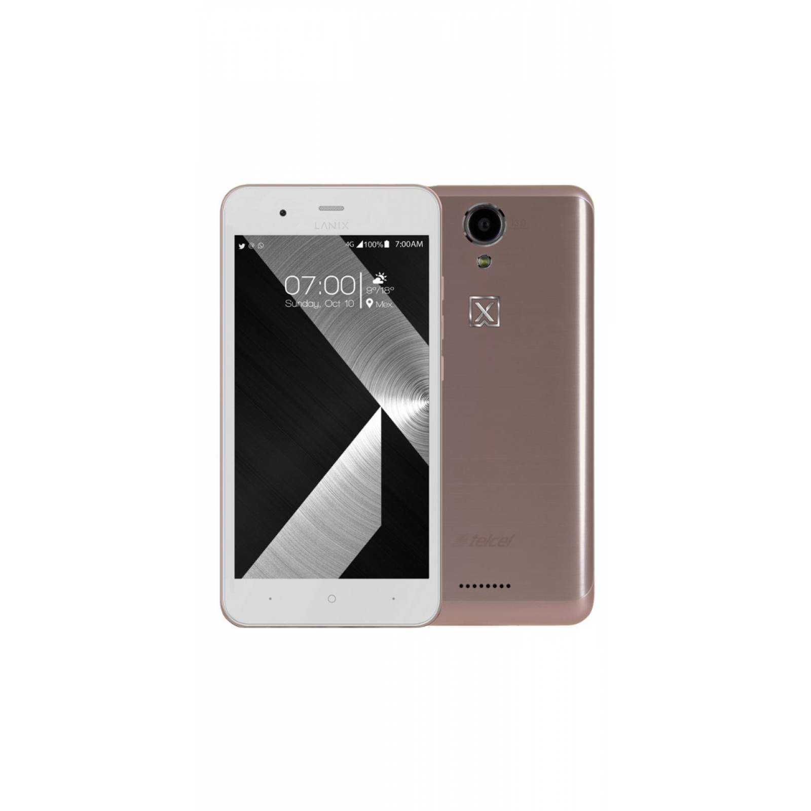 Celular LANIX LTE ILIUM L620 ROSA DORADO Telcel