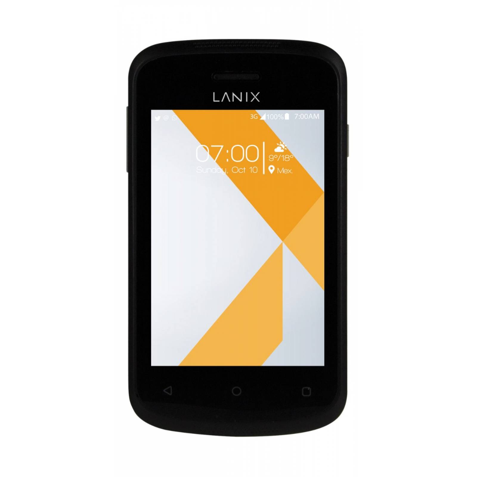 Celular LANIX 3G ILIUM X120 NEGRO/ROJO Telcel