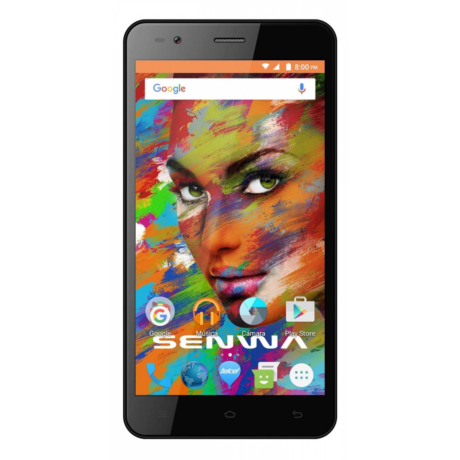 Celular SENWA 3G S6000  COLOSSUS Color PLATA Telcel