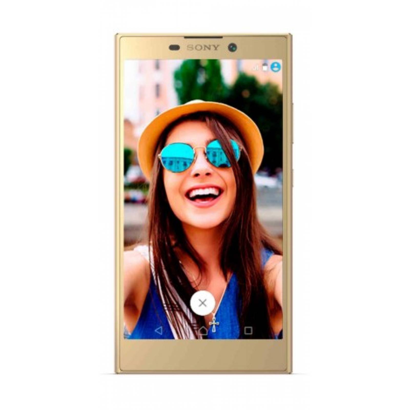 Celular SONY LTE H3321 XPERIA L2 Color DORADO Telcel, más soporte magnético triangular