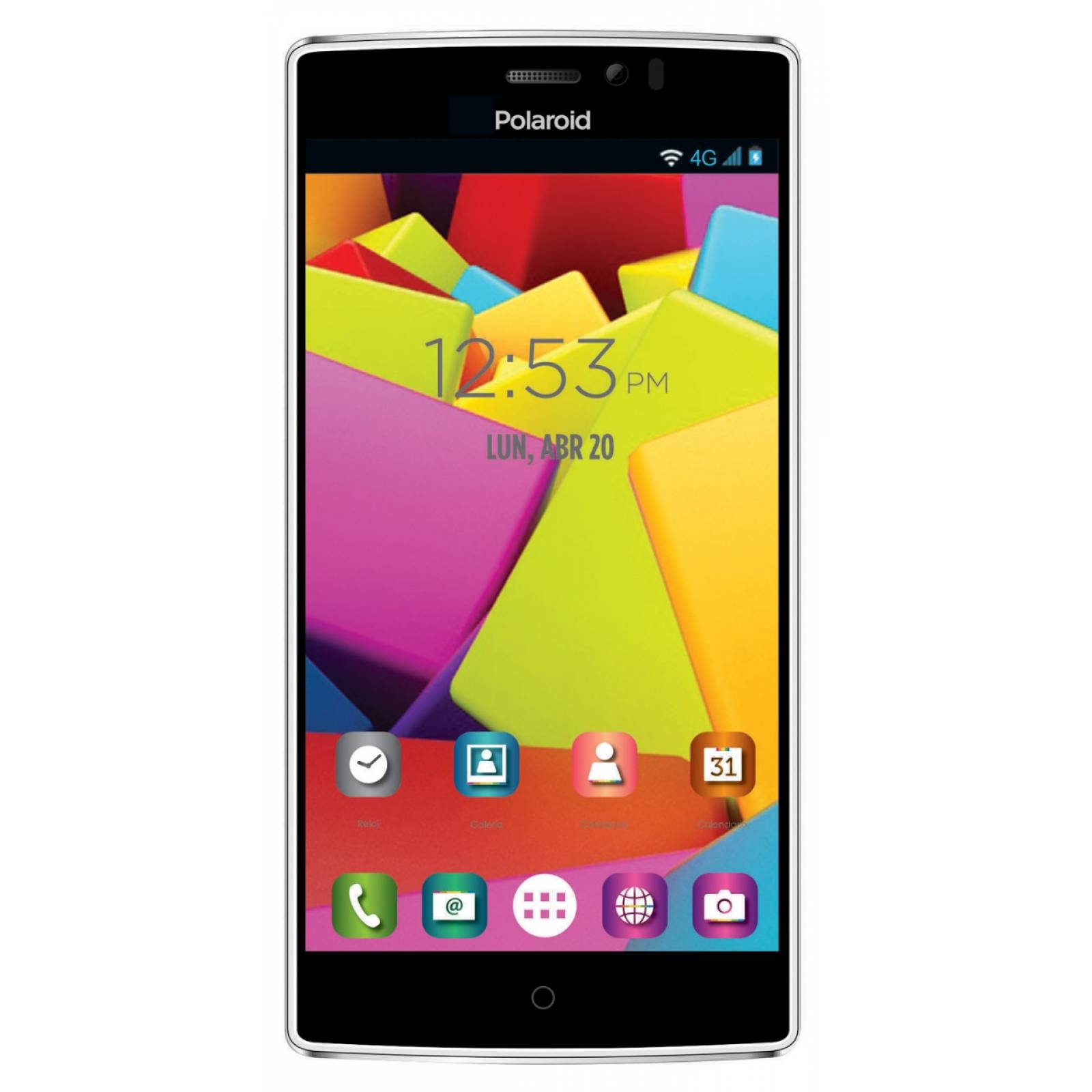 Celular POLAROID LTE PSPC550 COSMO Color NEGRO/PLATA Telcel