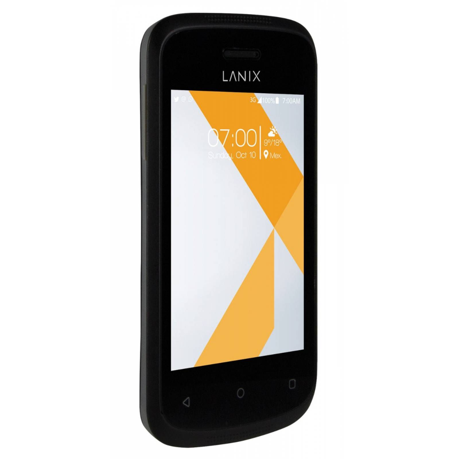 Celular LANIX 3-G X120 ILIUM Color NEGRO / GRIS Telcel