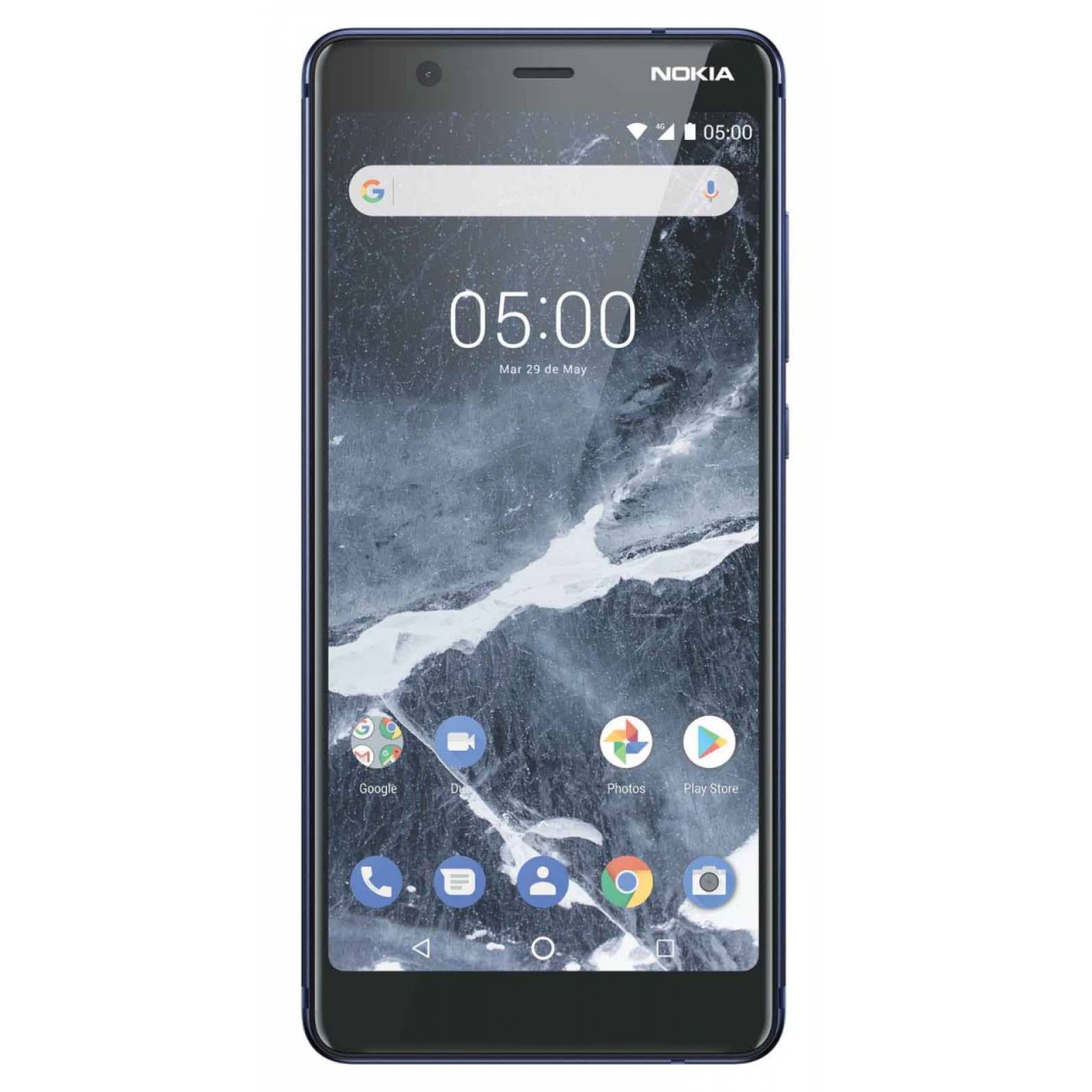 Celular NOKIA LTE TA-1081 5.1 Color AZUL Telcel, mas bocina inalambrica MD-12 color verde de regalo