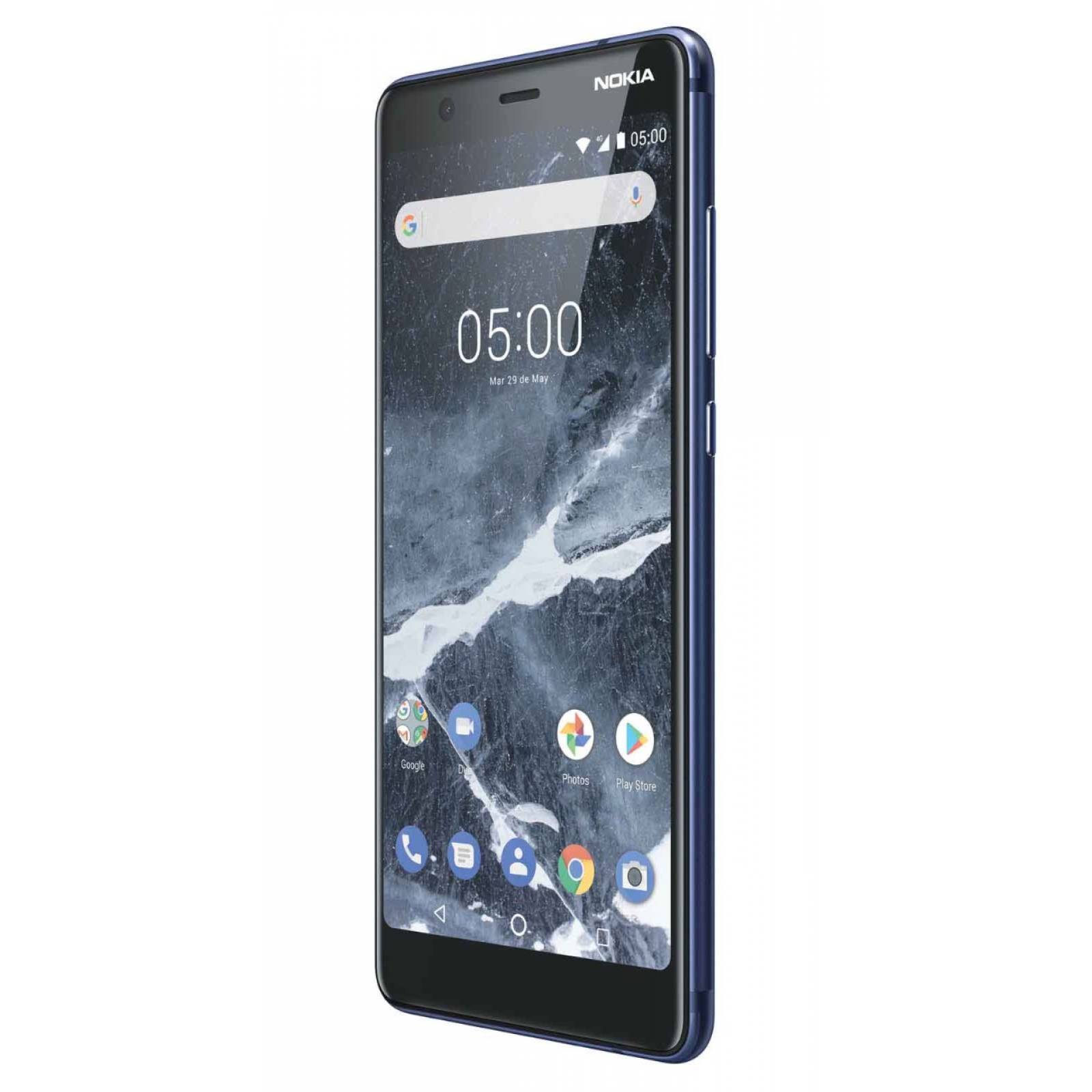 Celular NOKIA LTE TA-1081 5.1 Color AZUL Telcel, mas bocina inalambrica MD-12 color verde de regalo