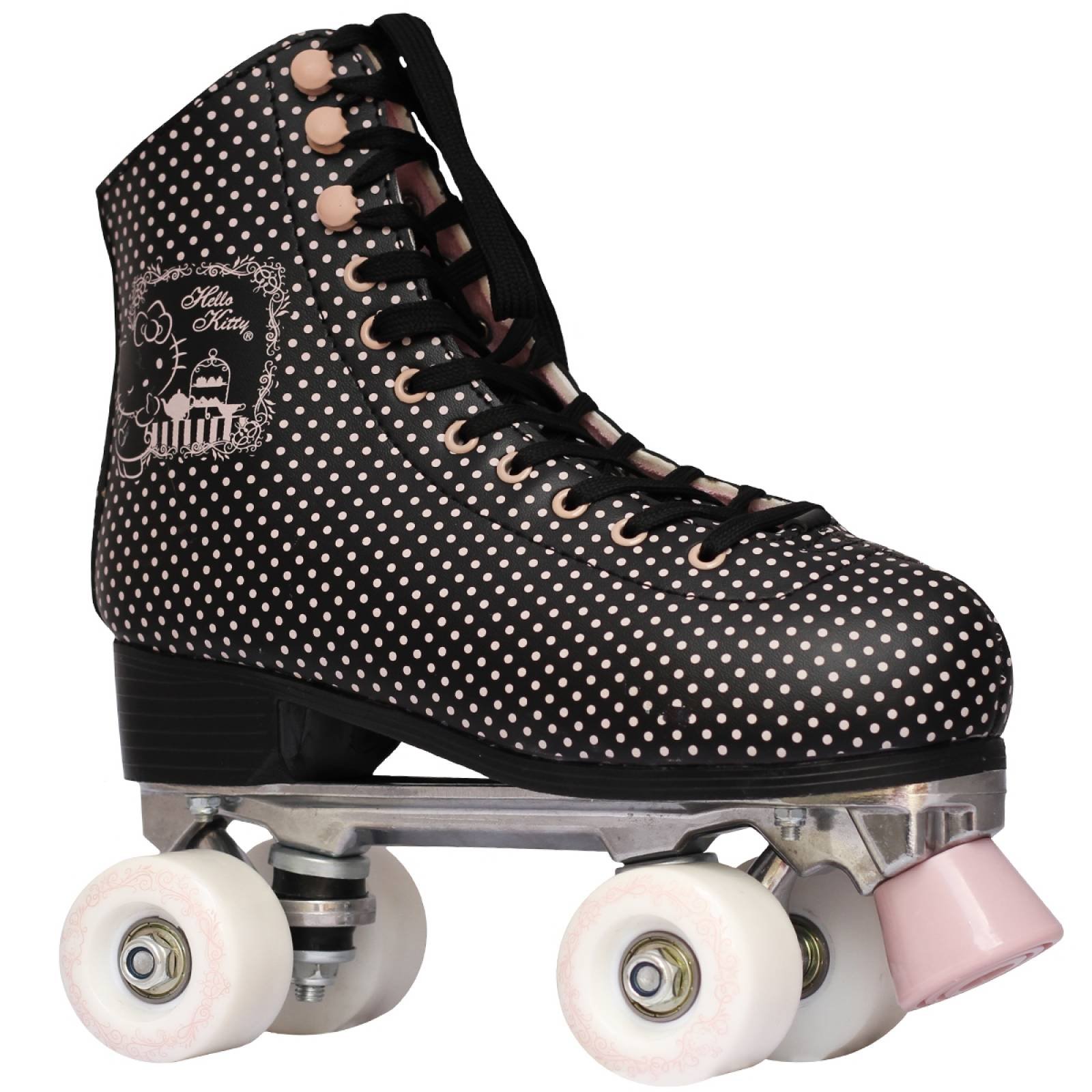 Patines Hello Kitty Lunares Negro