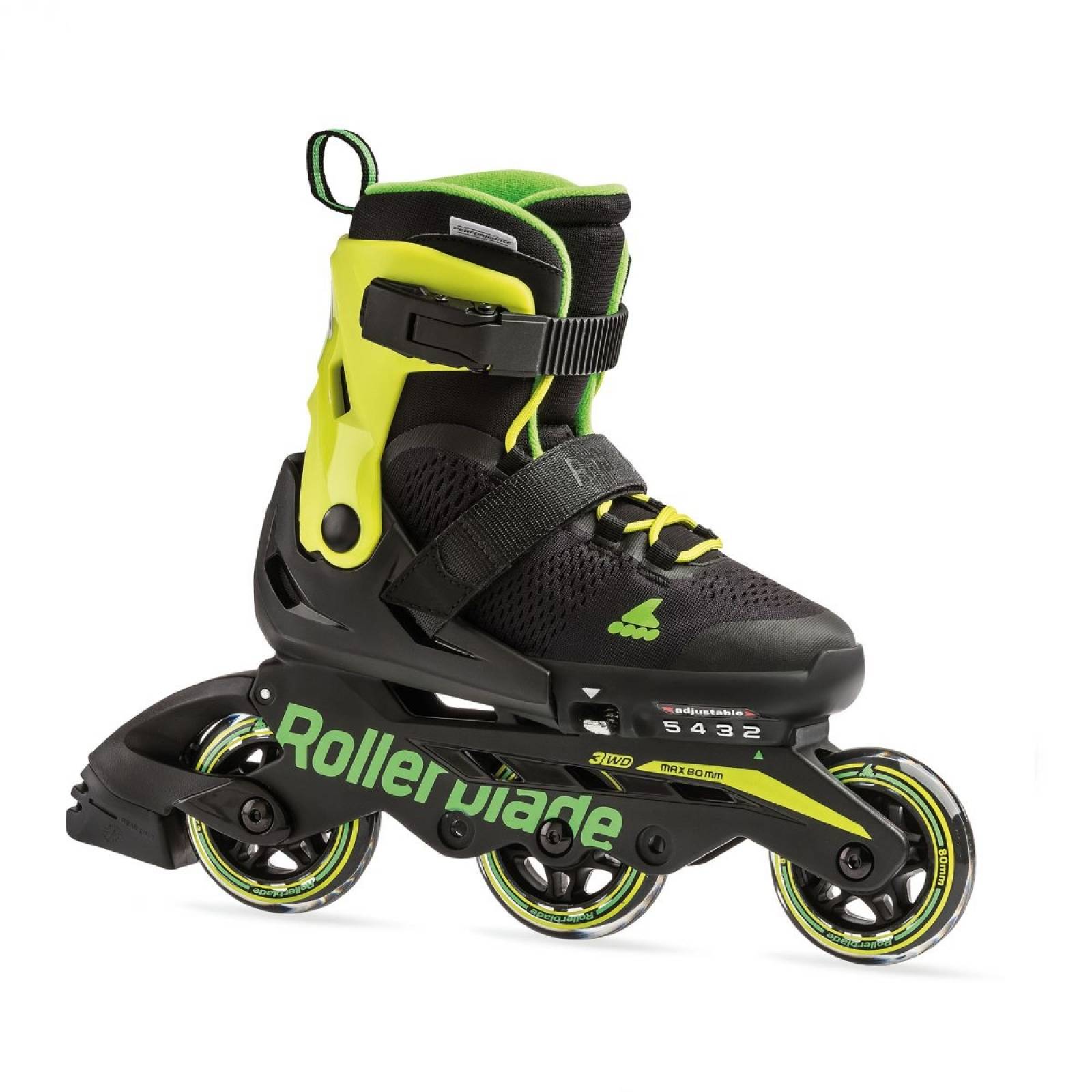 Patines Rollerblade Microblade 3WD Negro/verde