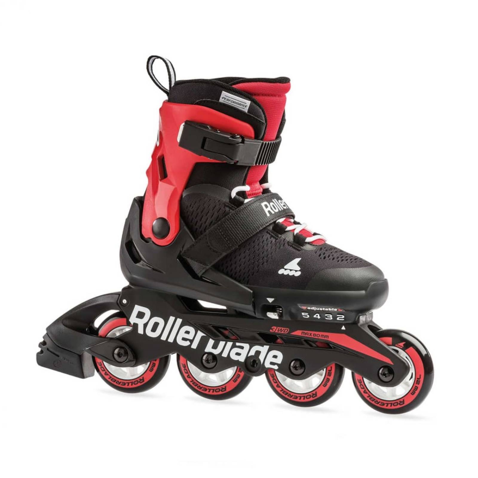 Patines Rollerblade Microblade Negro/Rojo