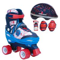 Patines Ajustables Chicago 5 En 1 Azul