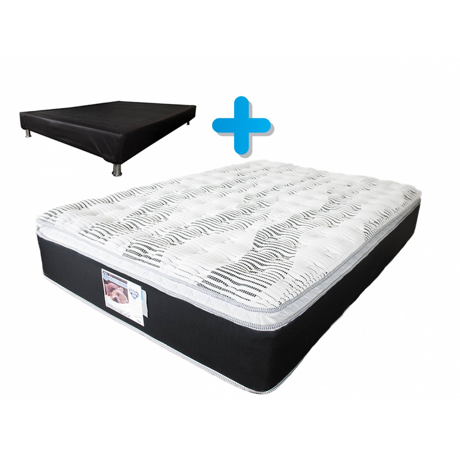 Colchón Individual Spring Air Boston + Base Box Gratis