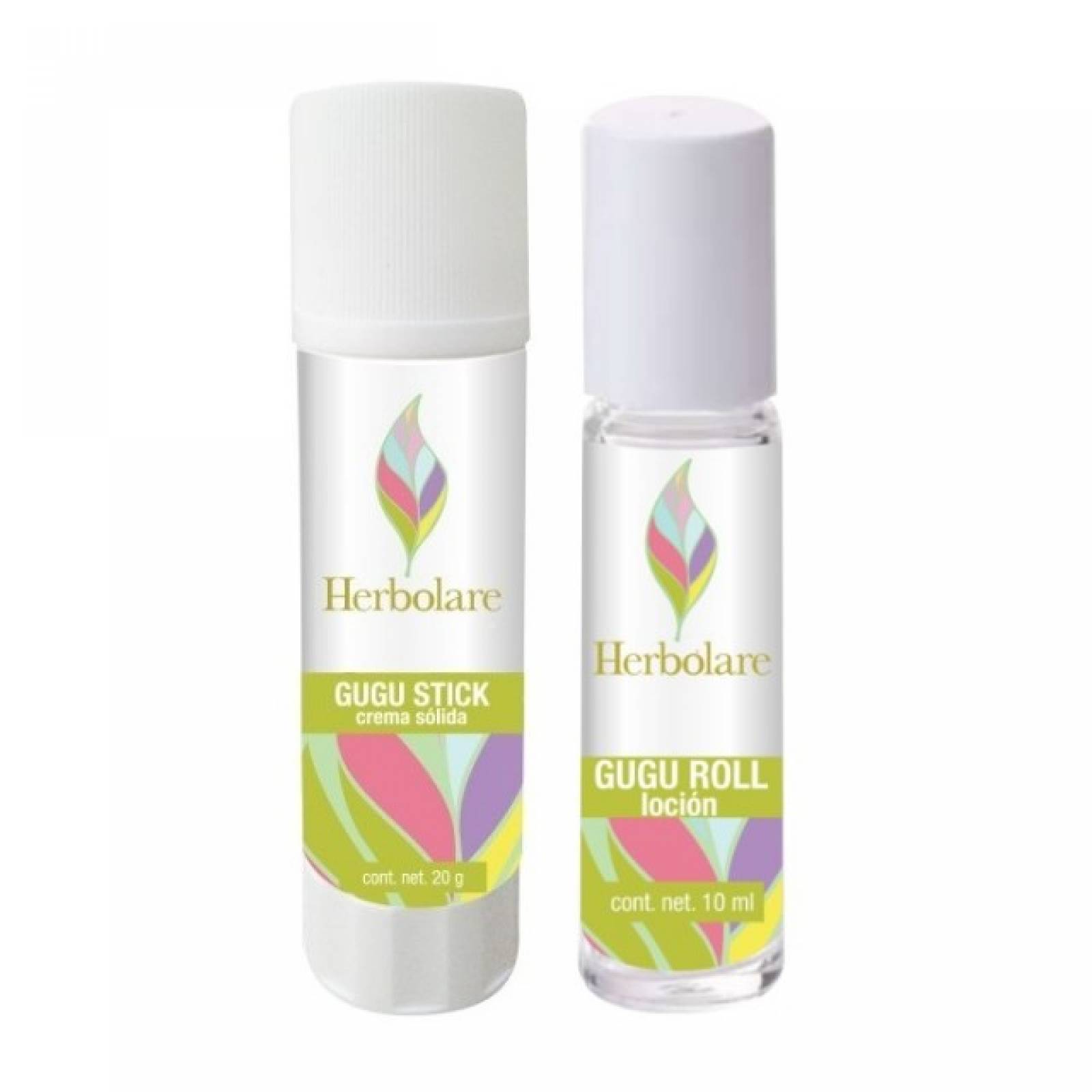 Paquete Infantil Crema Gugu Stick Loción Roll Bebé Herbolare