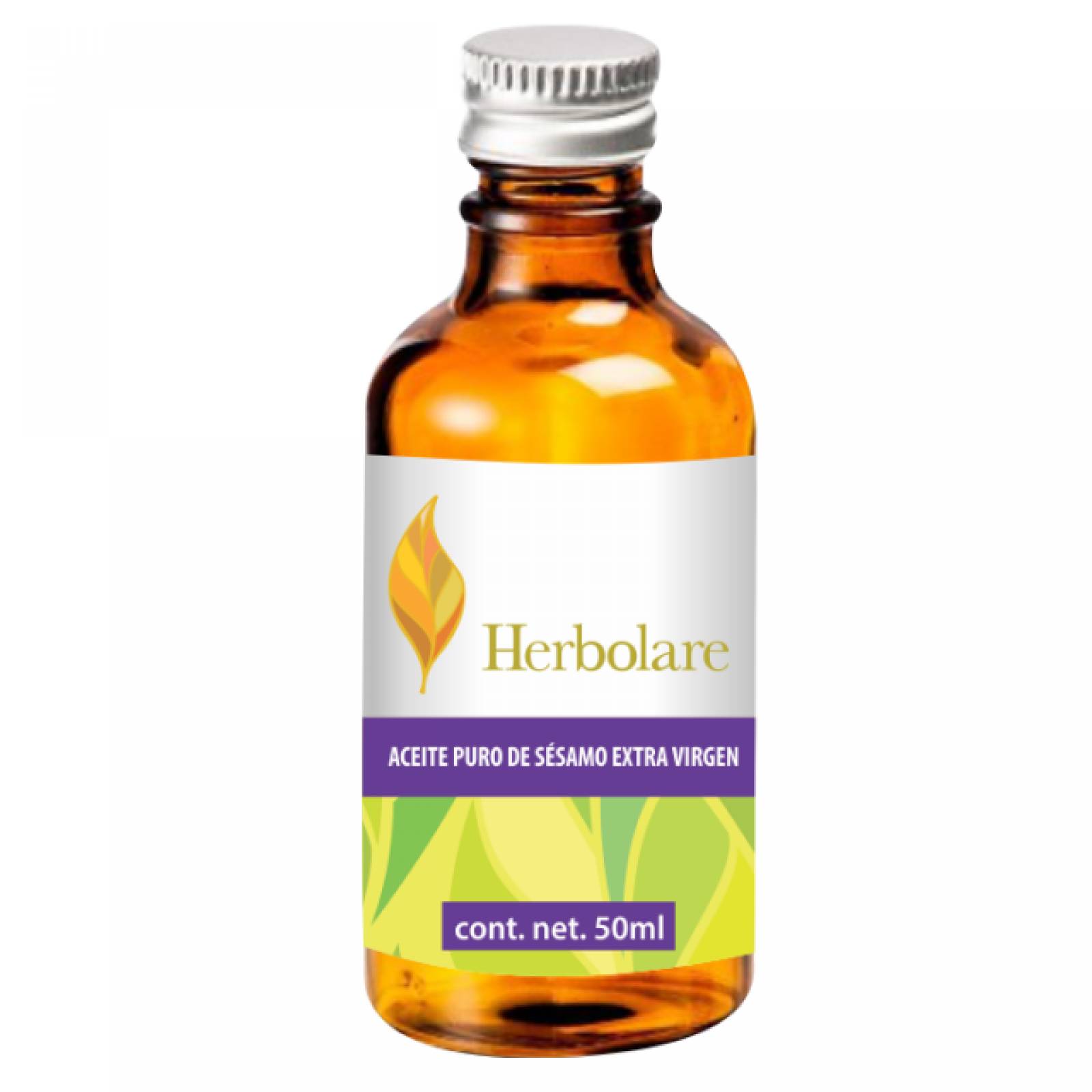 Aceite Puro Sésamo Extra Virgen 50ml Antioxidante Herbolare
