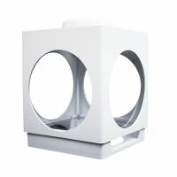 Betera Pecera Blanca Pez Betta Luz Led Proyector Tetra