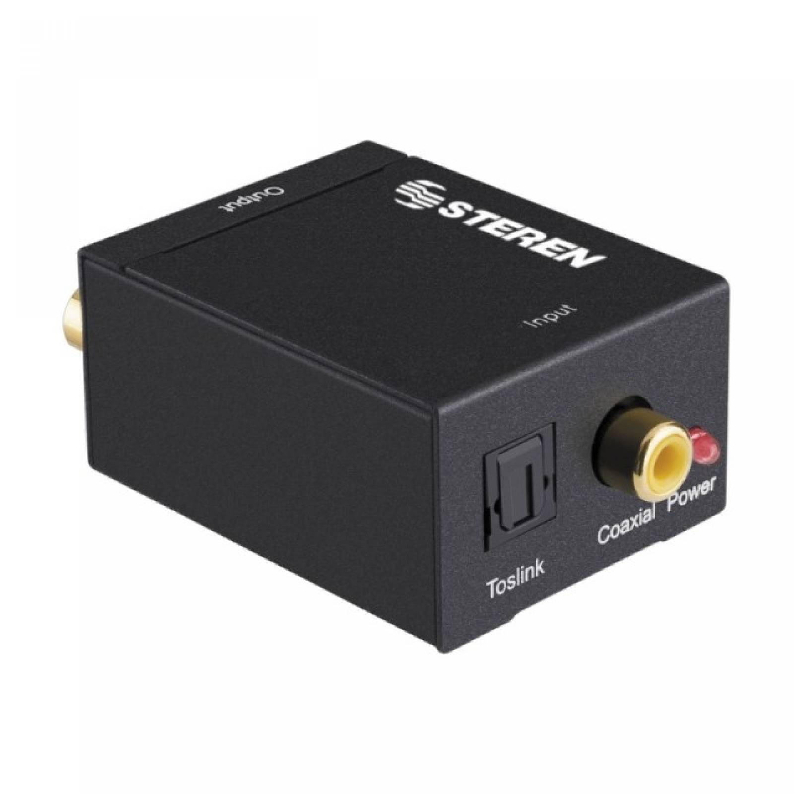Convertidor Audio Digital Óptico Coaxial Analógico Steren