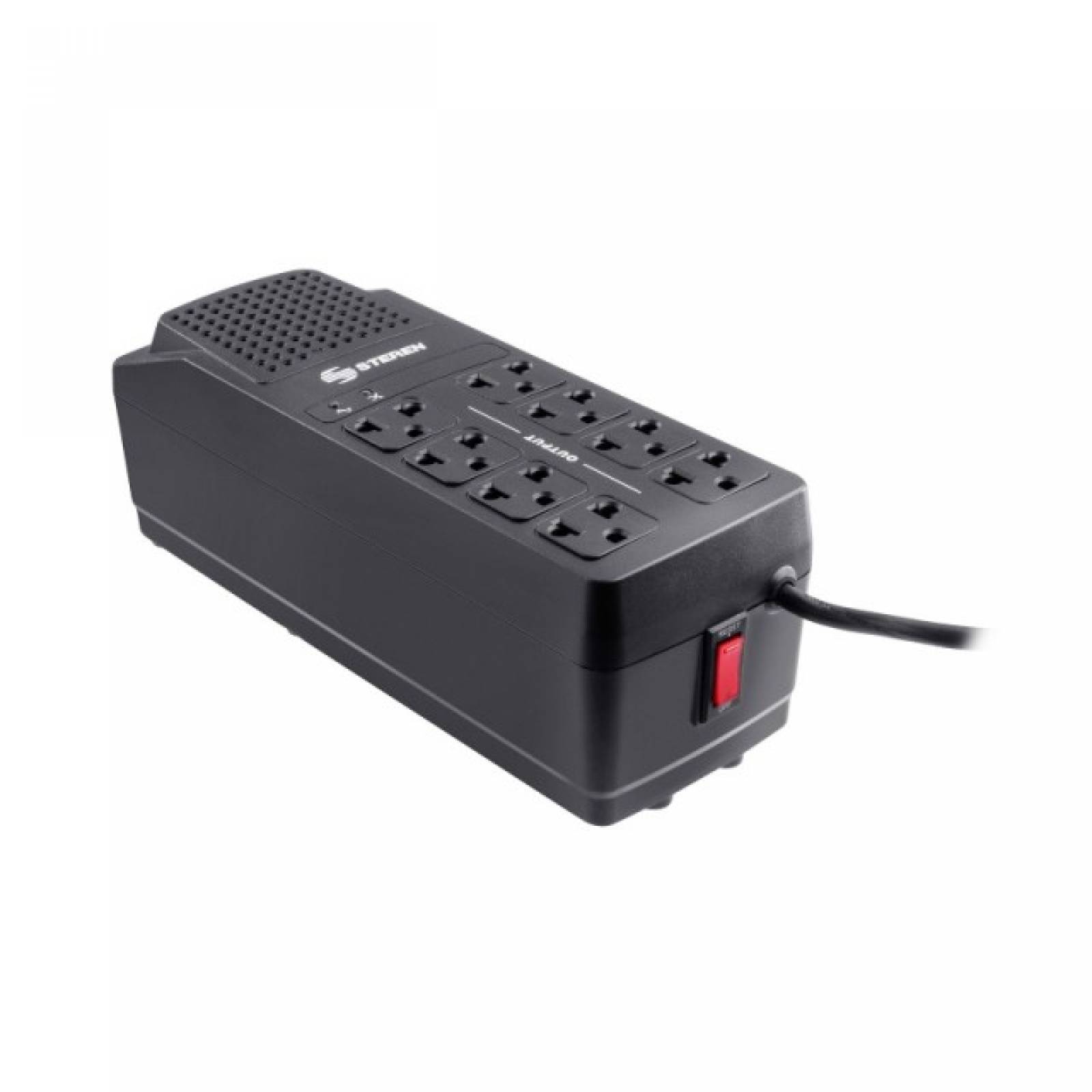 Regulador Voltaje 2000W 8 Contactos Polarizados Steren