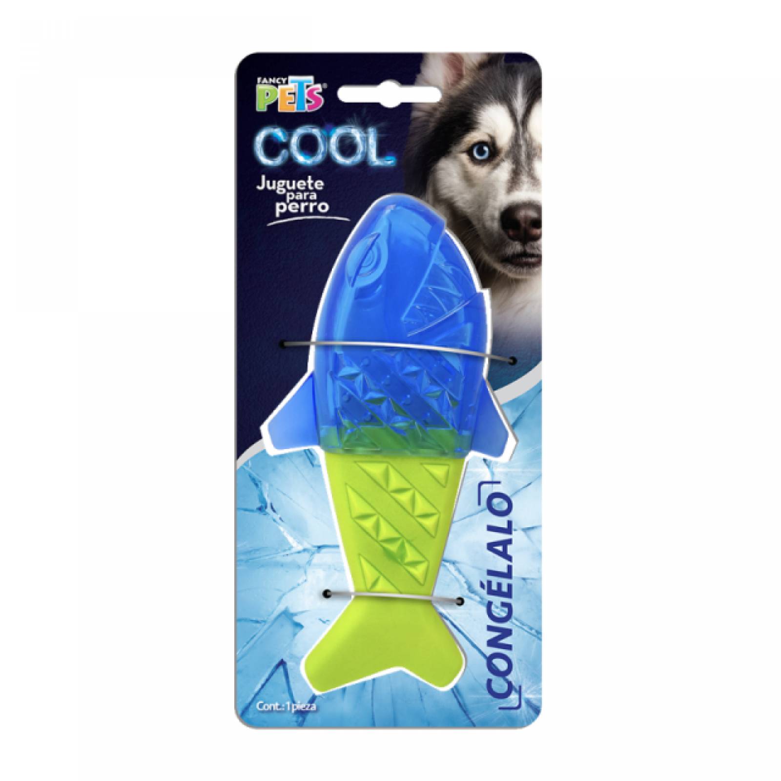 Juguete Perro Pez Congelante Refrescante Morder Fancy Pets