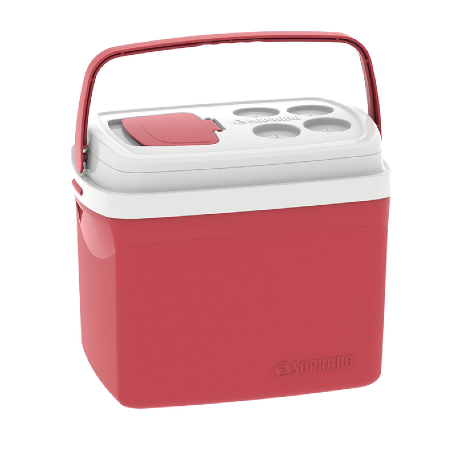 Hielera TROPICAL 32L Rojo Caja Termica Hermetica Camping Soprano