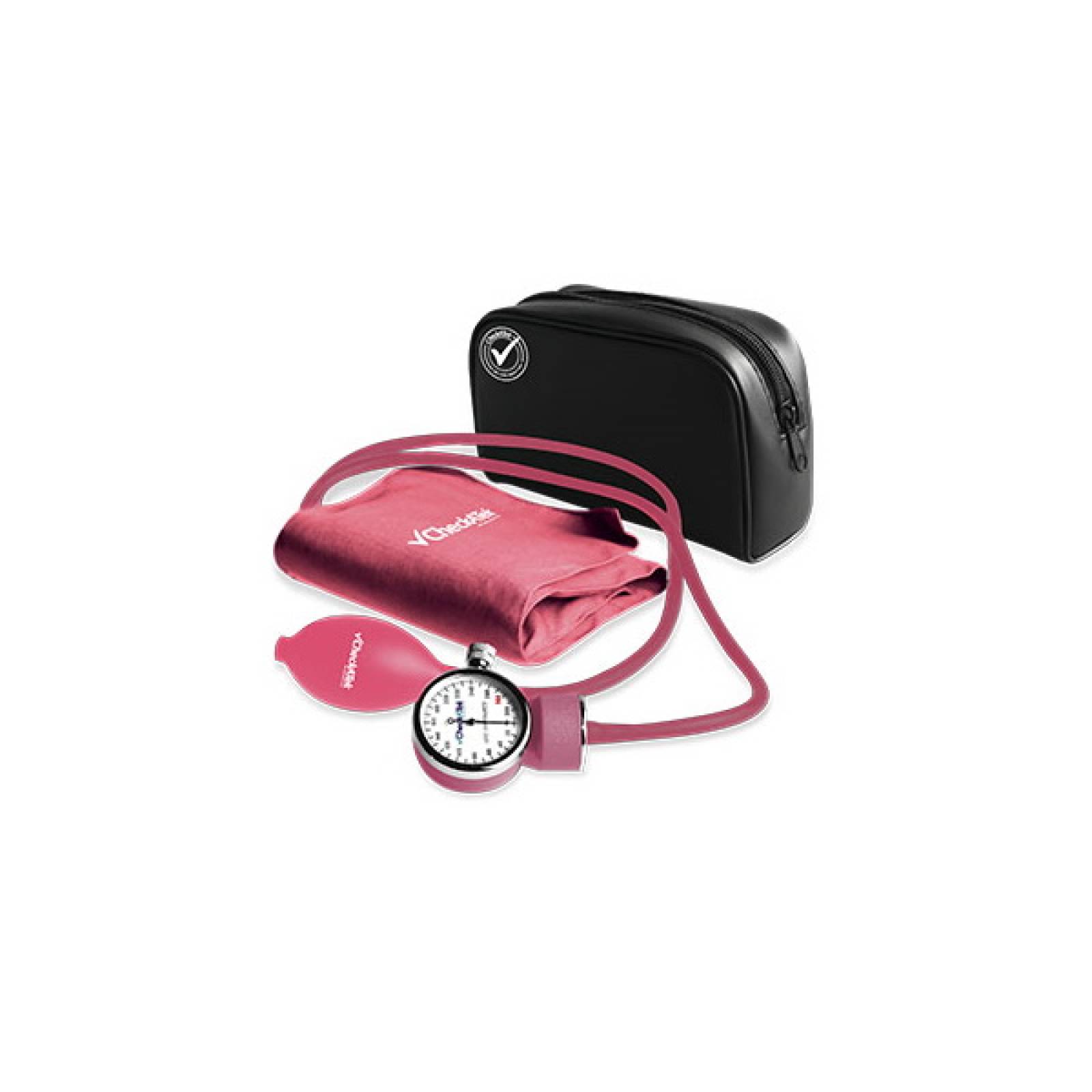 Kit Simple Baumanometro Aneroide Popular Rosa Checkatek