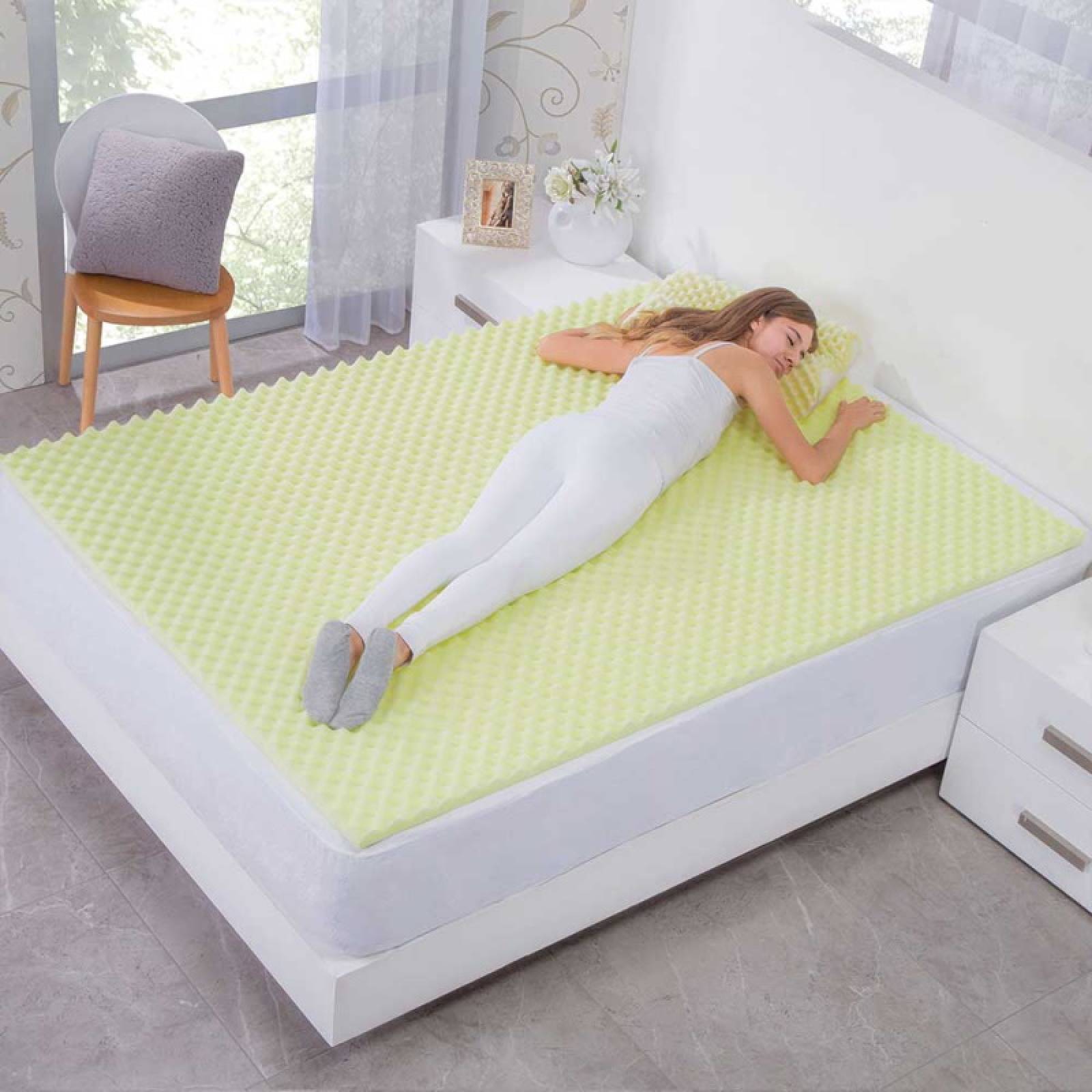 Cubre Colchon Superconfort Cama King Size Amarillo Concord