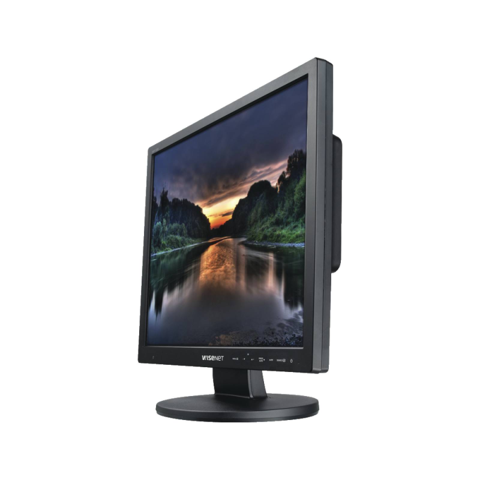 Monitor Profesional Videovigilancia 19" Uso 24/7 Hanwha