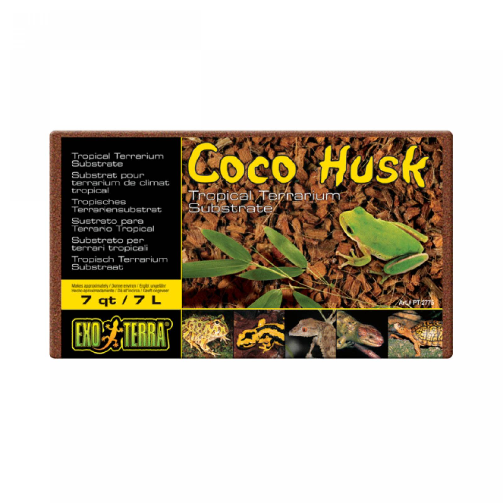 Sustrato Natural Terrario Reptil Anfibio Cascara Coco 500Gr