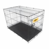 Jaula Metal Plegable Ligera 1 Puerta Acero 47X31X38Cm Bigos