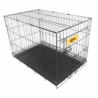 Jaula Metal Plegable Ligera 1 Puerta Acero 76X47X55Cm Bigos