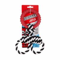 Juguete Perro Goma Sabor Pollo Rope And Ring Tug Dogzilla