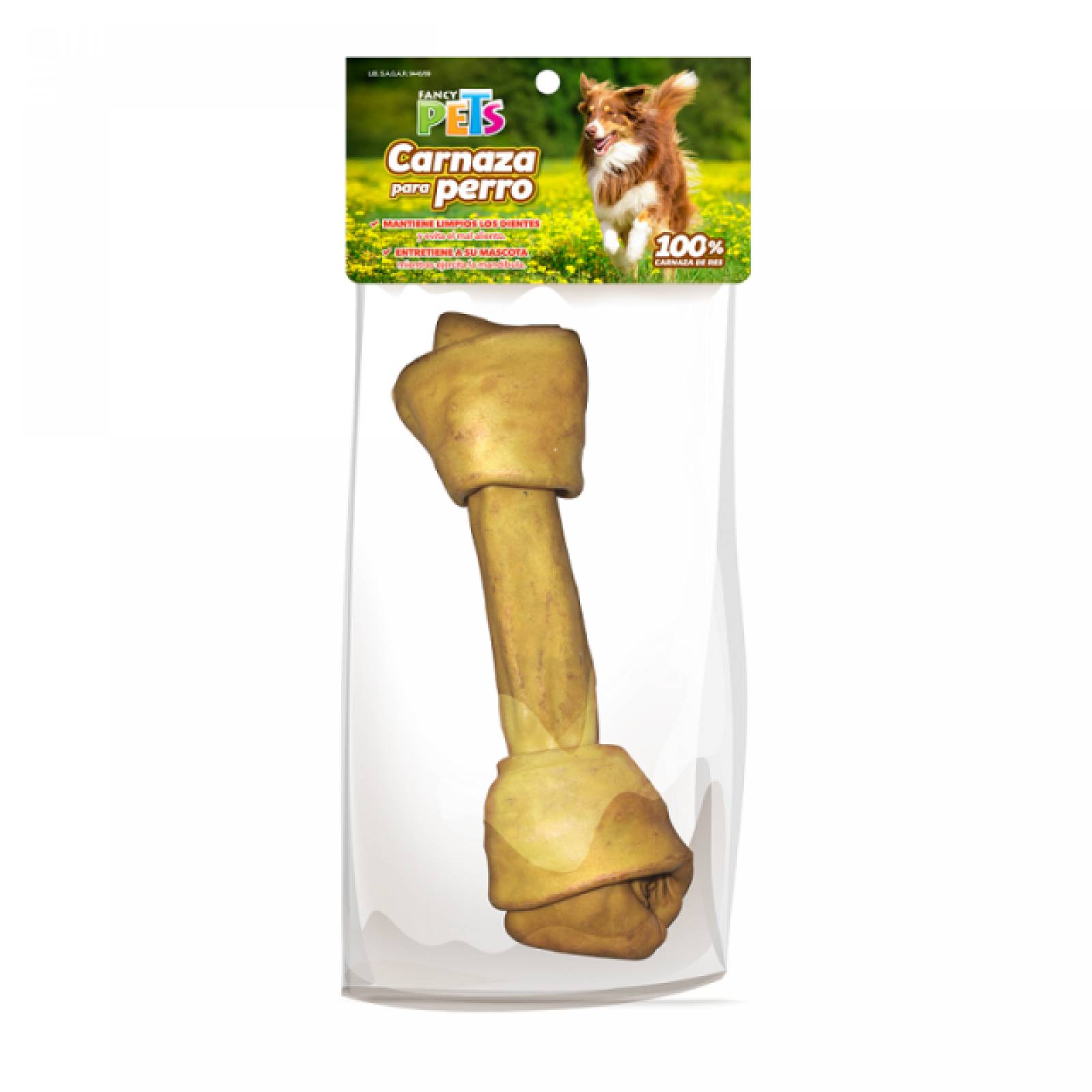 Hueso Carnaza Sabor Cacahuate Perro Grande Fancy Pets 9-10