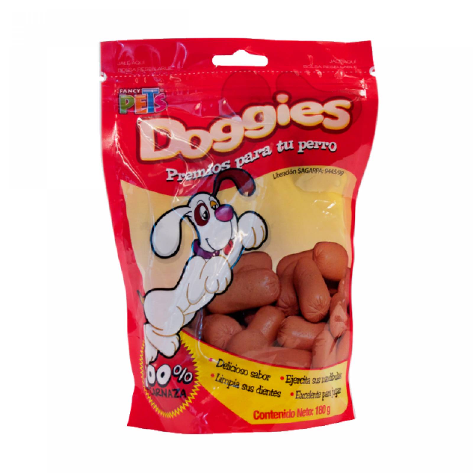 Premios Doggies Carnaza Soft Juguete Perro 180Gr Fancy Pets