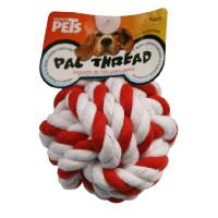 Bola Hilo Algodón Colores Surtidos 8 Cm Perro Fancy Pets