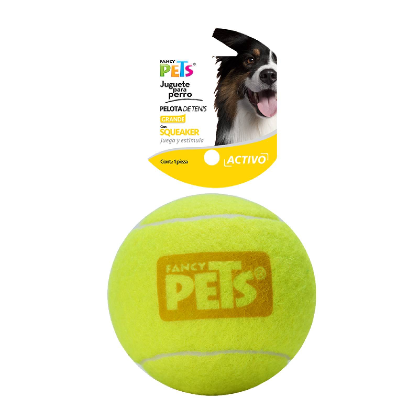 Pelota Grande Tenis Sonido Squeaker Juguete Perro Fancy Pets